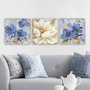Wallity Conjunto de 3 Pinturas Decorativas en Lienzo Multicolor